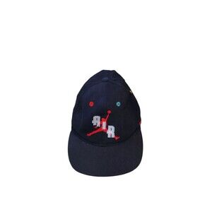 Vintage Youth Air Jordan Hat Embroidery Black Snapback Hat